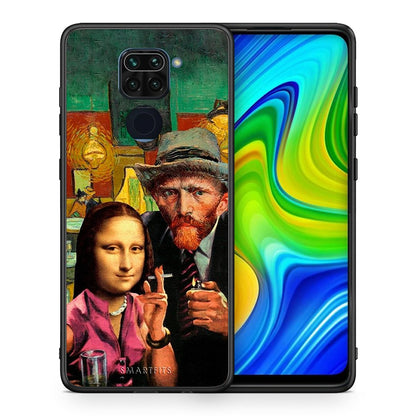 Θήκη Xiaomi Redmi Note 9 Funny Art από τη Smartfits με σχέδιο στο πίσω μέρος και μαύρο περίβλημα | Xiaomi Redmi Note 9 Funny Art case with colorful back and black bezels