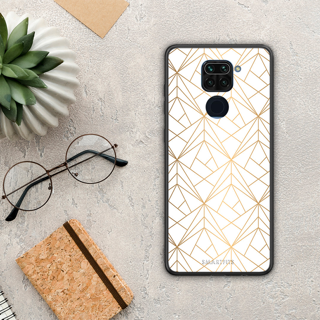 Geometric Luxury White - Xiaomi Redmi Note 9 θήκη