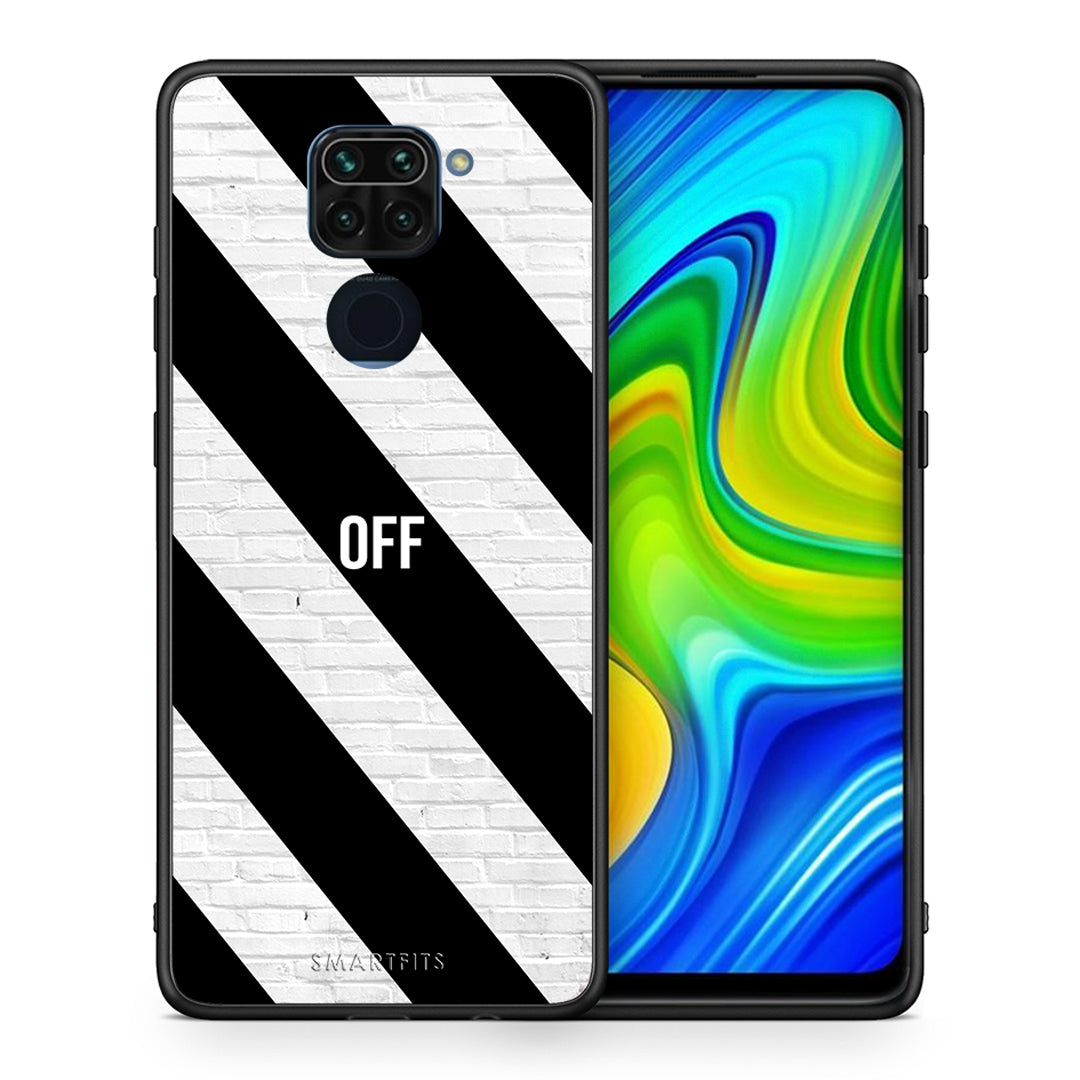 Θήκη Xiaomi Redmi Note 9 Get Off από τη Smartfits με σχέδιο στο πίσω μέρος και μαύρο περίβλημα | Xiaomi Redmi Note 9 Get Off case with colorful back and black bezels