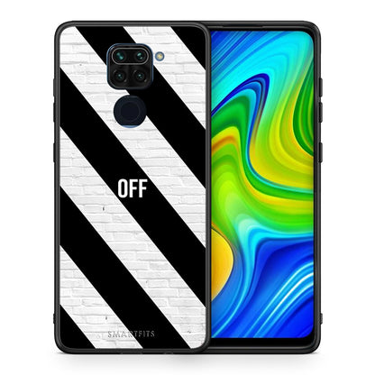 Θήκη Xiaomi Redmi Note 9 Get Off από τη Smartfits με σχέδιο στο πίσω μέρος και μαύρο περίβλημα | Xiaomi Redmi Note 9 Get Off case with colorful back and black bezels