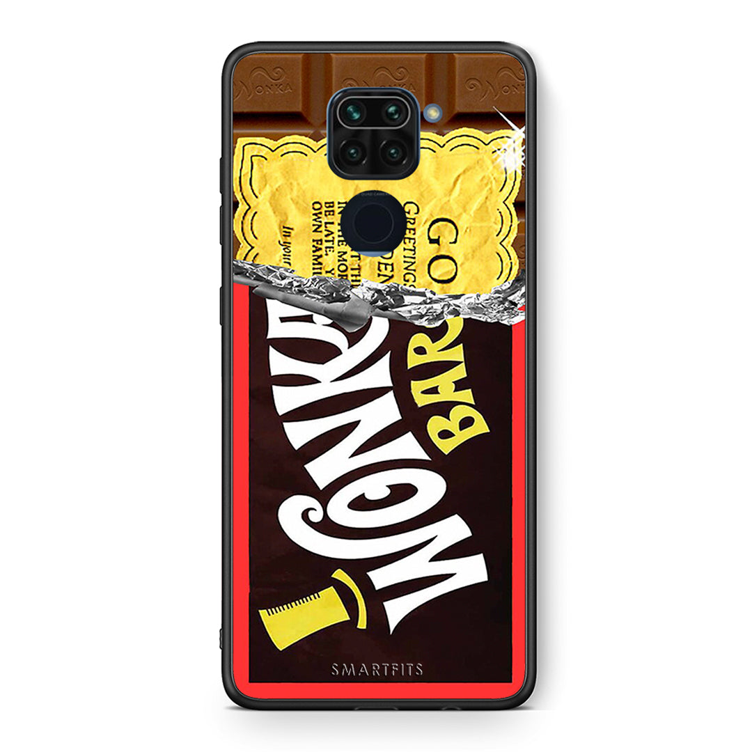 Θήκη Xiaomi Redmi Note 9 Golden Ticket από τη Smartfits με σχέδιο στο πίσω μέρος και μαύρο περίβλημα | Xiaomi Redmi Note 9 Golden Ticket case with colorful back and black bezels