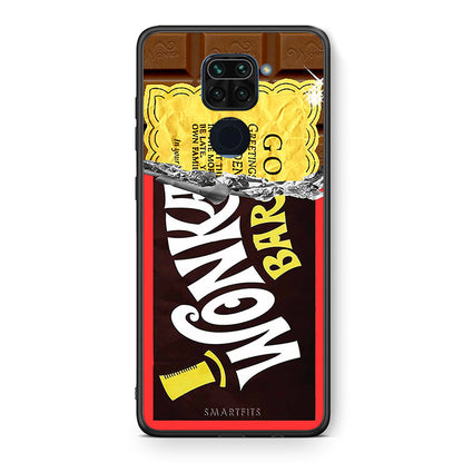 Θήκη Xiaomi Redmi Note 9 Golden Ticket από τη Smartfits με σχέδιο στο πίσω μέρος και μαύρο περίβλημα | Xiaomi Redmi Note 9 Golden Ticket case with colorful back and black bezels