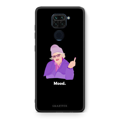 Θήκη Xiaomi Redmi Note 9 Grandma Mood Black από τη Smartfits με σχέδιο στο πίσω μέρος και μαύρο περίβλημα | Xiaomi Redmi Note 9 Grandma Mood Black case with colorful back and black bezels