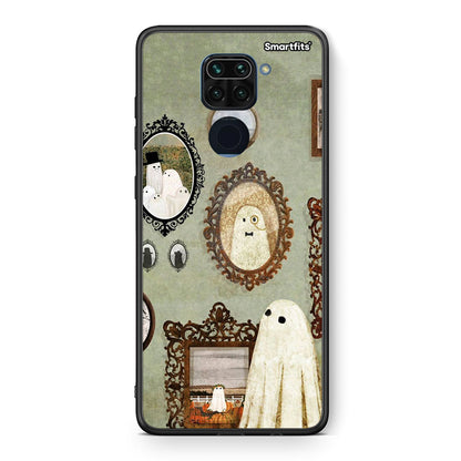 Θήκη Xiaomi Redmi Note 9 Halloween Ghost Season από τη Smartfits με σχέδιο στο πίσω μέρος και μαύρο περίβλημα | Xiaomi Redmi Note 9 Halloween Ghost Season case with colorful back and black bezels