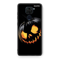 Thumbnail for Θήκη Xiaomi Redmi Note 9 Halloween Scary Pumpkin από τη Smartfits με σχέδιο στο πίσω μέρος και μαύρο περίβλημα | Xiaomi Redmi Note 9 Halloween Scary Pumpkin case with colorful back and black bezels