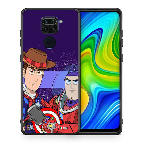 Θήκη Xiaomi Redmi Note 9 Infinity Story από τη Smartfits με σχέδιο στο πίσω μέρος και μαύρο περίβλημα | Xiaomi Redmi Note 9 Infinity Story case with colorful back and black bezels