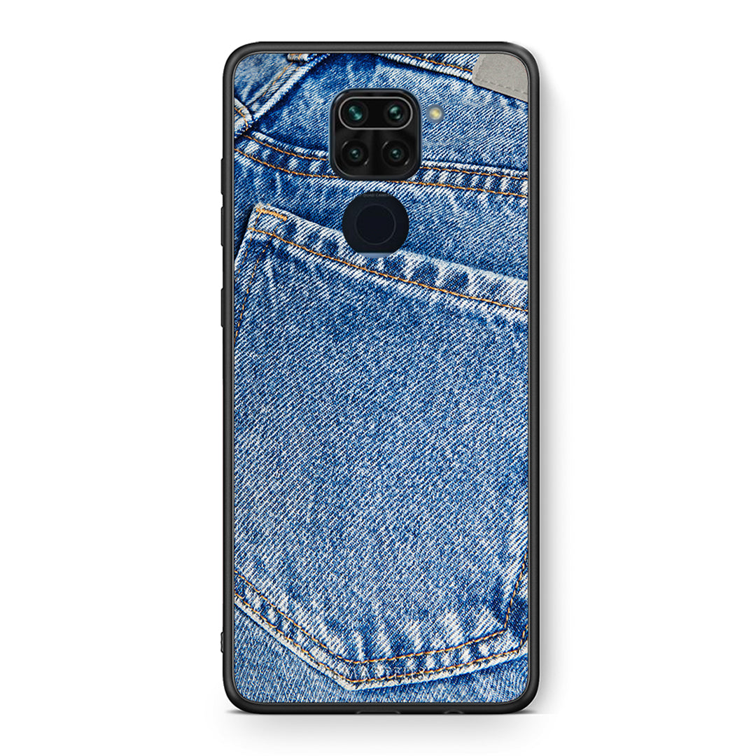Θήκη Xiaomi Redmi Note 9 Jeans Pocket από τη Smartfits με σχέδιο στο πίσω μέρος και μαύρο περίβλημα | Xiaomi Redmi Note 9 Jeans Pocket case with colorful back and black bezels