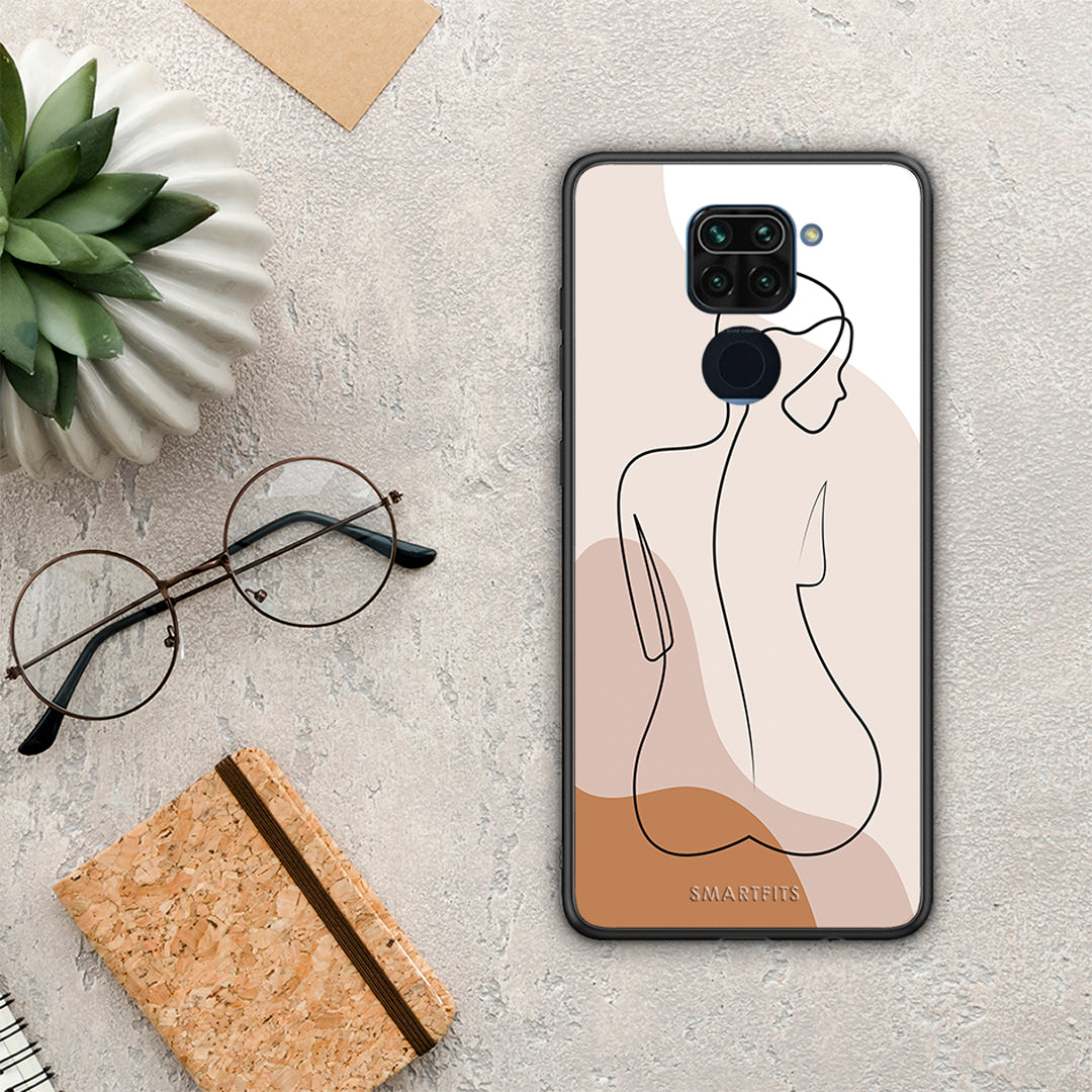 LineArt Woman - Xiaomi Redmi Note 9 θήκη