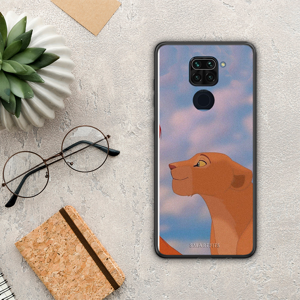 Lion Love 2 - Xiaomi Redmi Note 9 θήκη