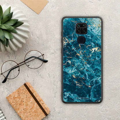 Marble Blue - Xiaomi Redmi Note 9 θήκη