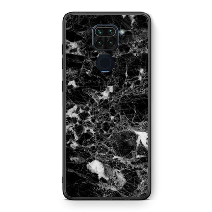 Θήκη Xiaomi Redmi Note 9 Male Marble από τη Smartfits με σχέδιο στο πίσω μέρος και μαύρο περίβλημα | Xiaomi Redmi Note 9 Male Marble case with colorful back and black bezels