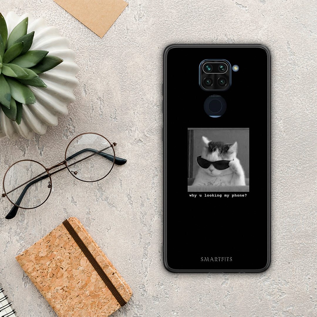 Meme Cat - Xiaomi Redmi Note 9 θήκη