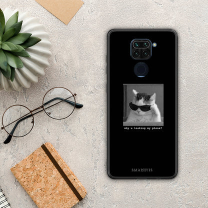 Meme Cat - Xiaomi Redmi Note 9 θήκη