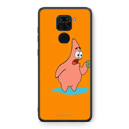 Θήκη Αγίου Βαλεντίνου Xiaomi Redmi Note 9 No Money 1 από τη Smartfits με σχέδιο στο πίσω μέρος και μαύρο περίβλημα | Xiaomi Redmi Note 9 No Money 1 case with colorful back and black bezels