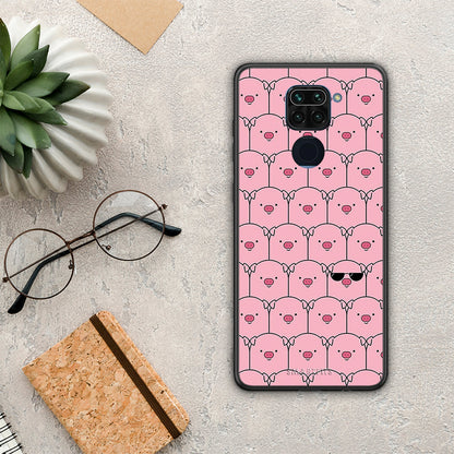 Pig Glasses - Xiaomi Redmi Note 9 θήκη