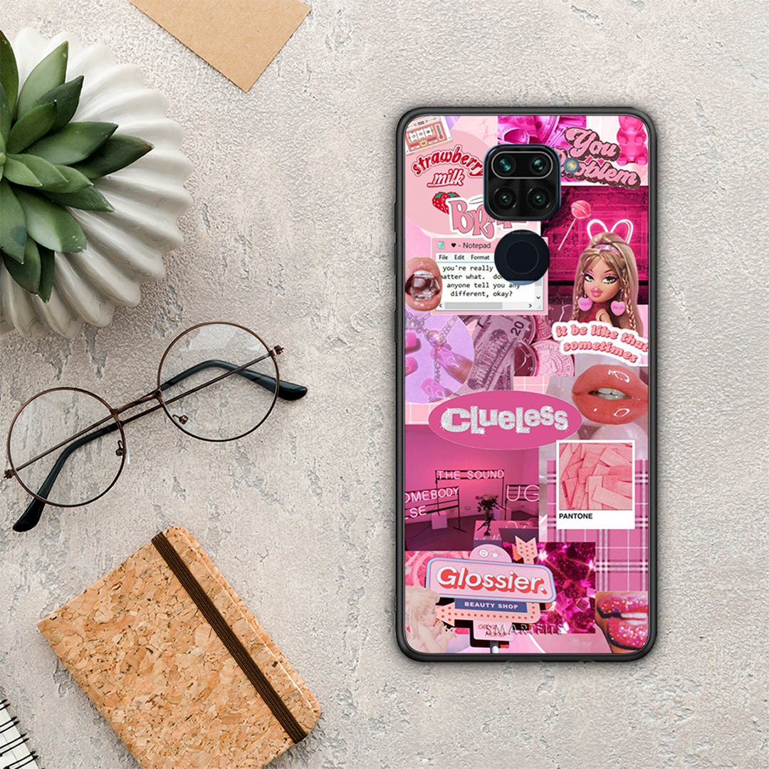 Pink Love - Xiaomi Redmi Note 9 θήκη