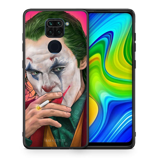 Θήκη Xiaomi Redmi Note 9 JokesOnU PopArt από τη Smartfits με σχέδιο στο πίσω μέρος και μαύρο περίβλημα | Xiaomi Redmi Note 9 JokesOnU PopArt case with colorful back and black bezels