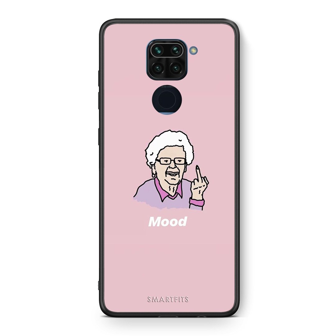Θήκη Xiaomi Redmi Note 9 Mood PopArt από τη Smartfits με σχέδιο στο πίσω μέρος και μαύρο περίβλημα | Xiaomi Redmi Note 9 Mood PopArt case with colorful back and black bezels
