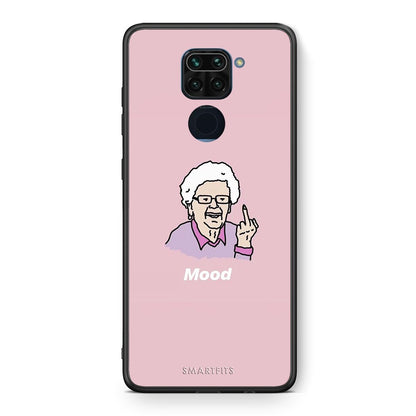 Θήκη Xiaomi Redmi Note 9 Mood PopArt από τη Smartfits με σχέδιο στο πίσω μέρος και μαύρο περίβλημα | Xiaomi Redmi Note 9 Mood PopArt case with colorful back and black bezels