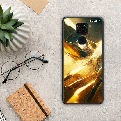 Real Gold - Xiaomi Redmi Note 9 θήκη