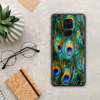 Thumbnail for Real Peacock Feathers - Xiaomi Redmi Note 9 θήκη