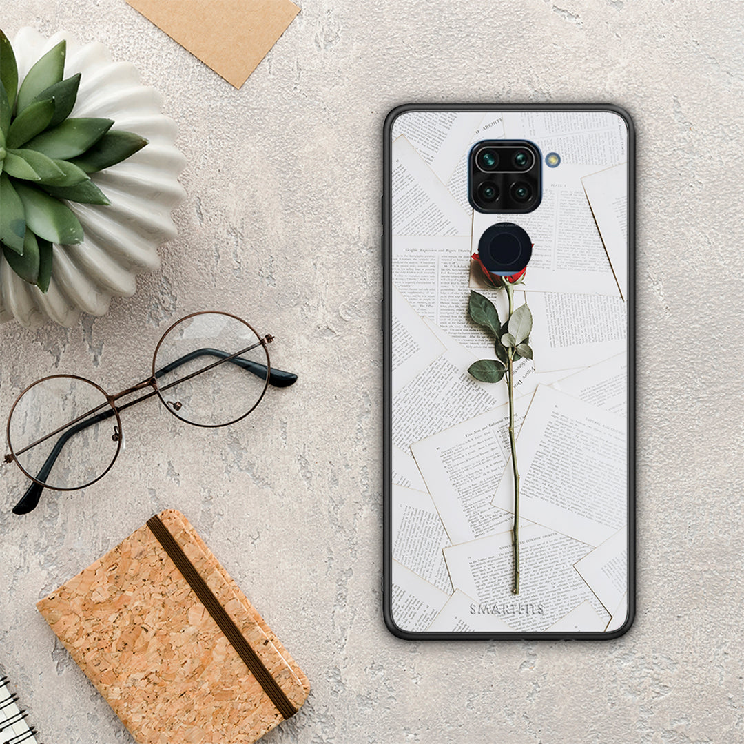 Red Rose - Xiaomi Redmi Note 9 θήκη