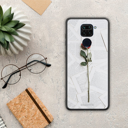 Red Rose - Xiaomi Redmi Note 9 θήκη
