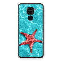 Thumbnail for Θήκη Xiaomi Redmi Note 9 Red Starfish από τη Smartfits με σχέδιο στο πίσω μέρος και μαύρο περίβλημα | Xiaomi Redmi Note 9 Red Starfish case with colorful back and black bezels