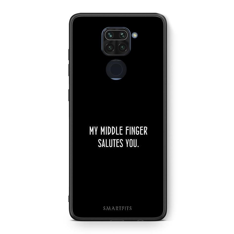 Θήκη Xiaomi Redmi Note 9 Salute από τη Smartfits με σχέδιο στο πίσω μέρος και μαύρο περίβλημα | Xiaomi Redmi Note 9 Salute case with colorful back and black bezels