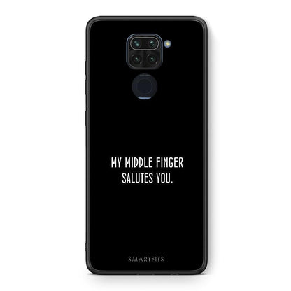 Θήκη Xiaomi Redmi Note 9 Salute από τη Smartfits με σχέδιο στο πίσω μέρος και μαύρο περίβλημα | Xiaomi Redmi Note 9 Salute case with colorful back and black bezels