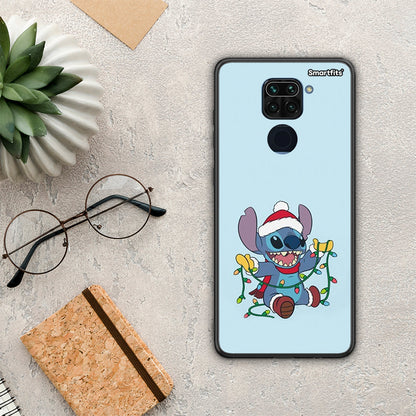 Santa Stich - Xiaomi Redmi Note 9 θήκη