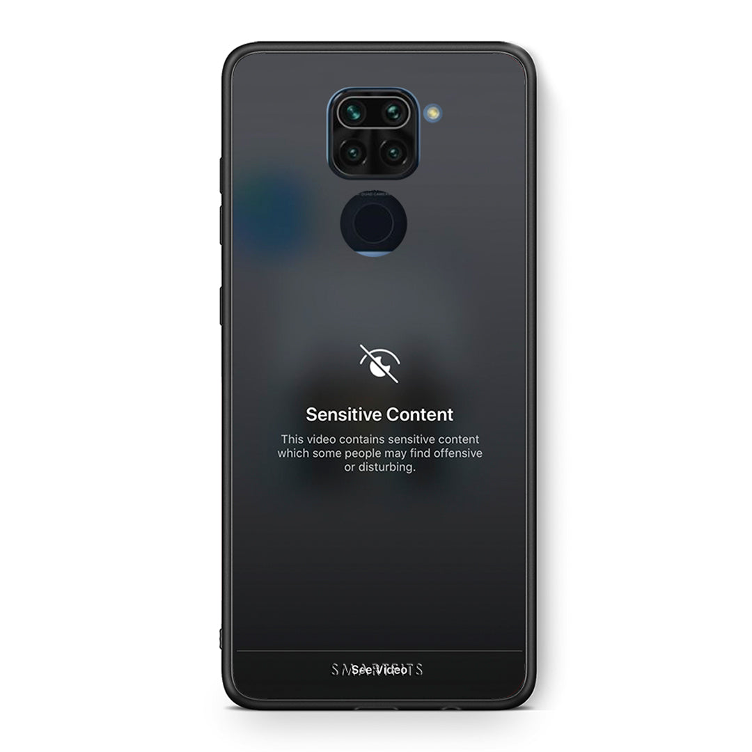 Θήκη Xiaomi Redmi Note 9 Sensitive Content από τη Smartfits με σχέδιο στο πίσω μέρος και μαύρο περίβλημα | Xiaomi Redmi Note 9 Sensitive Content case with colorful back and black bezels