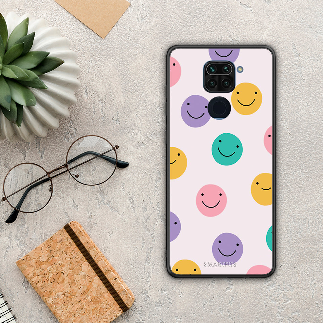 Smiley Faces - Xiaomi Redmi Note 9 θήκη