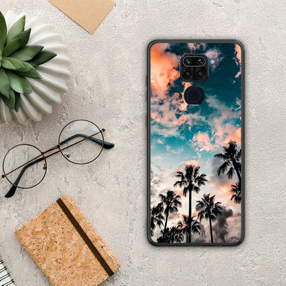 Summer Sky - Xiaomi Redmi Note 9 θήκη