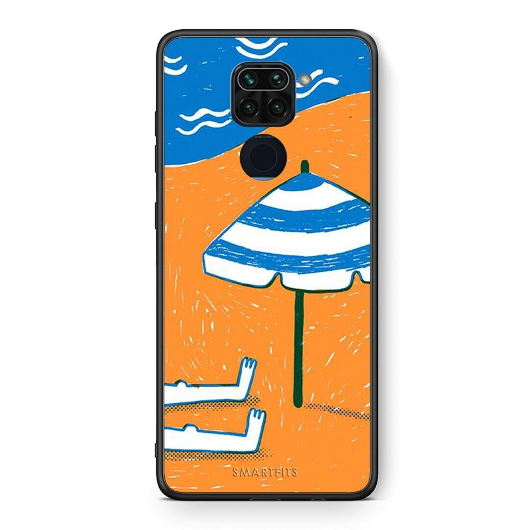 Θήκη Xiaomi Redmi Note 9 Summering από τη Smartfits με σχέδιο στο πίσω μέρος και μαύρο περίβλημα | Xiaomi Redmi Note 9 Summering case with colorful back and black bezels