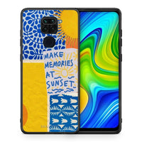 Thumbnail for Θήκη Xiaomi Redmi Note 9 Sunset Memories από τη Smartfits με σχέδιο στο πίσω μέρος και μαύρο περίβλημα | Xiaomi Redmi Note 9 Sunset Memories case with colorful back and black bezels