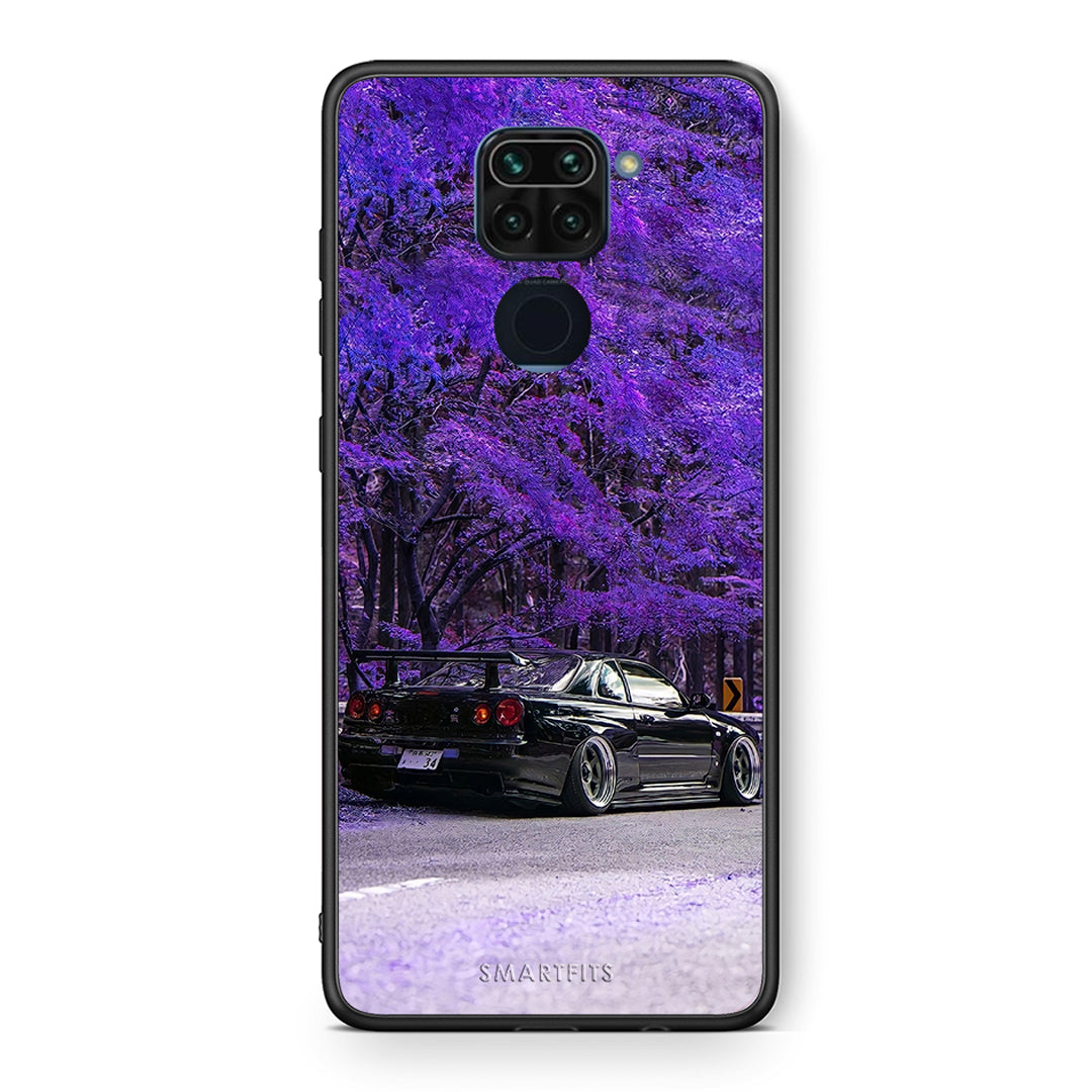 Θήκη Αγίου Βαλεντίνου Xiaomi Redmi Note 9 Super Car από τη Smartfits με σχέδιο στο πίσω μέρος και μαύρο περίβλημα | Xiaomi Redmi Note 9 Super Car case with colorful back and black bezels