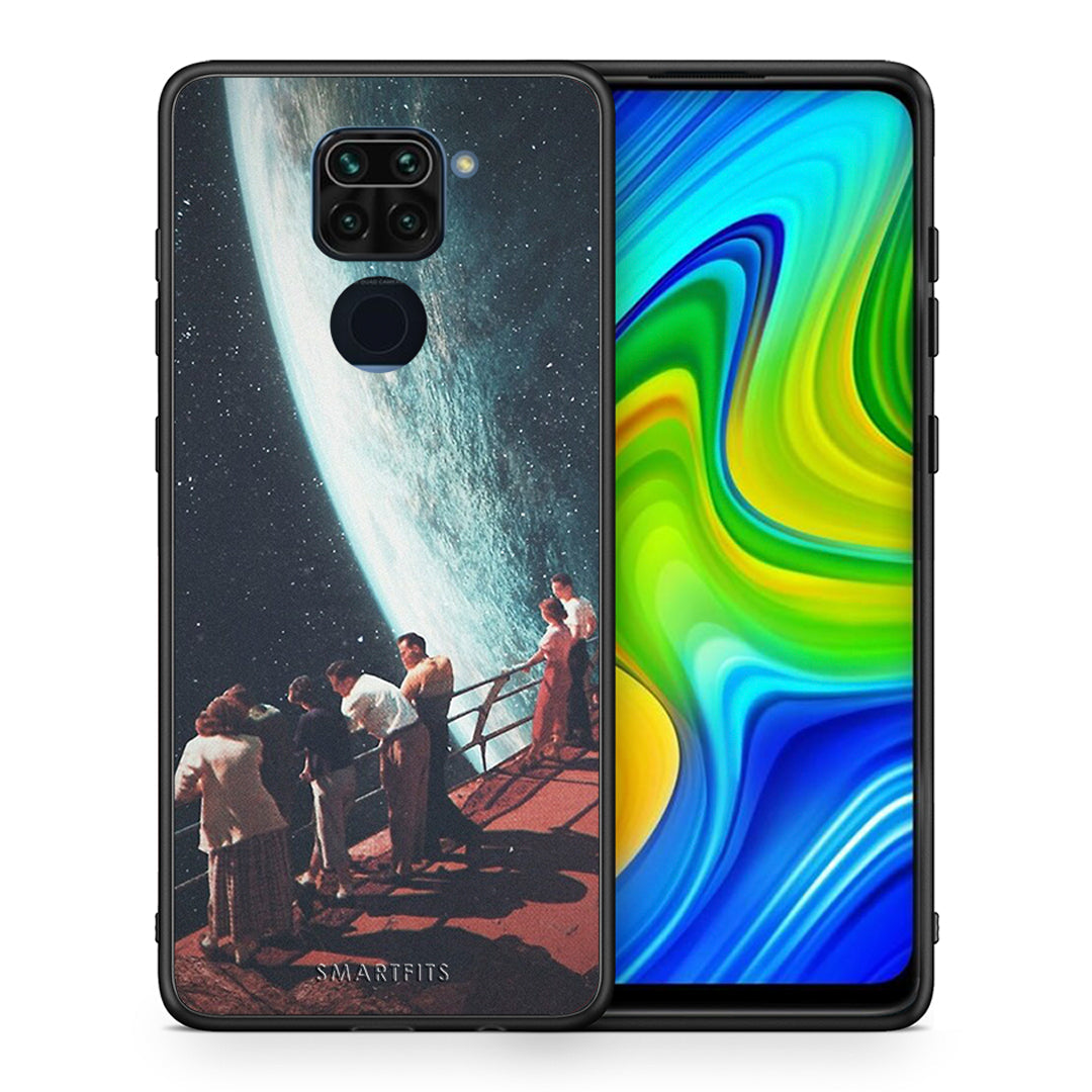 Θήκη Xiaomi Redmi Note 9 Surreal View από τη Smartfits με σχέδιο στο πίσω μέρος και μαύρο περίβλημα | Xiaomi Redmi Note 9 Surreal View case with colorful back and black bezels