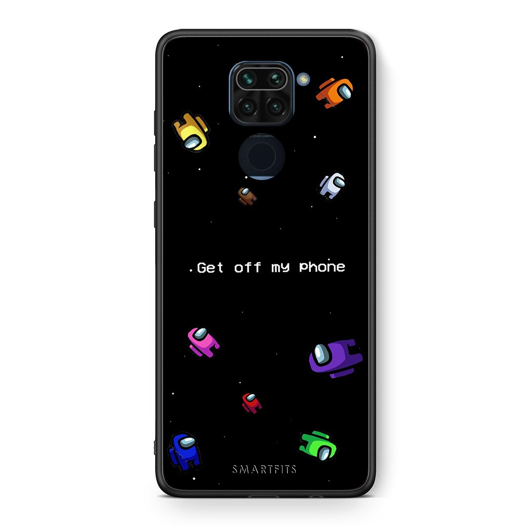 Θήκη Xiaomi Redmi Note 9 AFK Text από τη Smartfits με σχέδιο στο πίσω μέρος και μαύρο περίβλημα | Xiaomi Redmi Note 9 AFK Text case with colorful back and black bezels