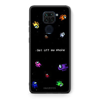 Thumbnail for Θήκη Xiaomi Redmi Note 9 AFK Text από τη Smartfits με σχέδιο στο πίσω μέρος και μαύρο περίβλημα | Xiaomi Redmi Note 9 AFK Text case with colorful back and black bezels