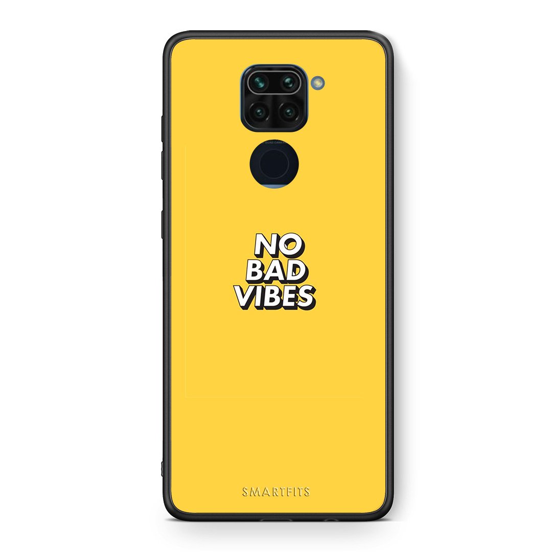 Θήκη Xiaomi Redmi Note 9 Vibes Text από τη Smartfits με σχέδιο στο πίσω μέρος και μαύρο περίβλημα | Xiaomi Redmi Note 9 Vibes Text case with colorful back and black bezels