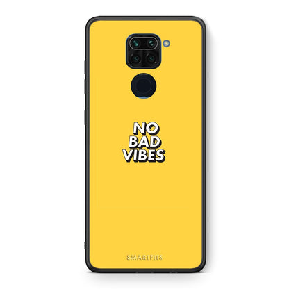 Θήκη Xiaomi Redmi Note 9 Vibes Text από τη Smartfits με σχέδιο στο πίσω μέρος και μαύρο περίβλημα | Xiaomi Redmi Note 9 Vibes Text case with colorful back and black bezels