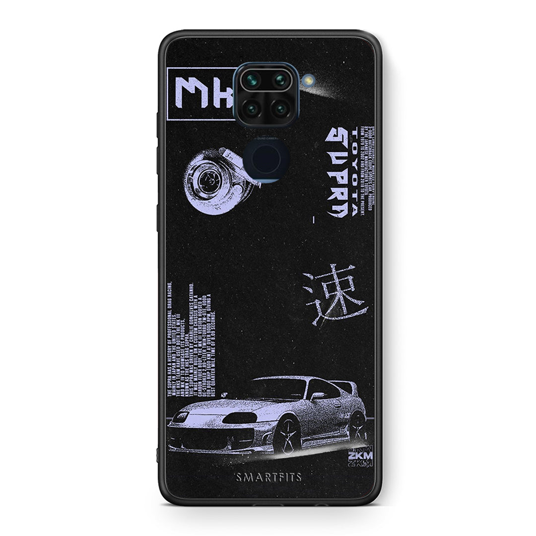 Θήκη Αγίου Βαλεντίνου Xiaomi Redmi Note 9 Tokyo Drift από τη Smartfits με σχέδιο στο πίσω μέρος και μαύρο περίβλημα | Xiaomi Redmi Note 9 Tokyo Drift case with colorful back and black bezels