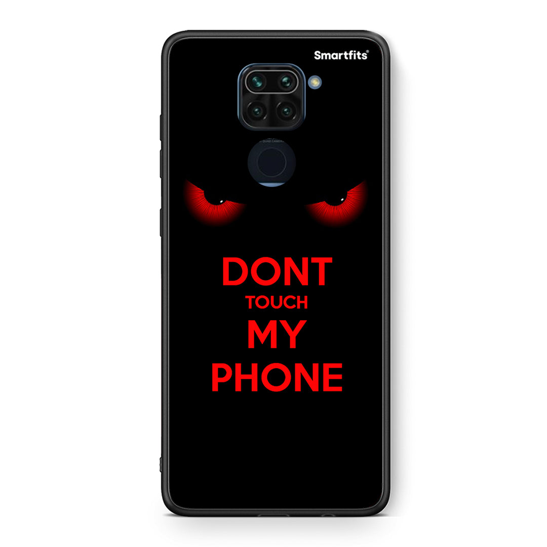 Θήκη Xiaomi Redmi Note 9 Touch My Phone από τη Smartfits με σχέδιο στο πίσω μέρος και μαύρο περίβλημα | Xiaomi Redmi Note 9 Touch My Phone case with colorful back and black bezels
