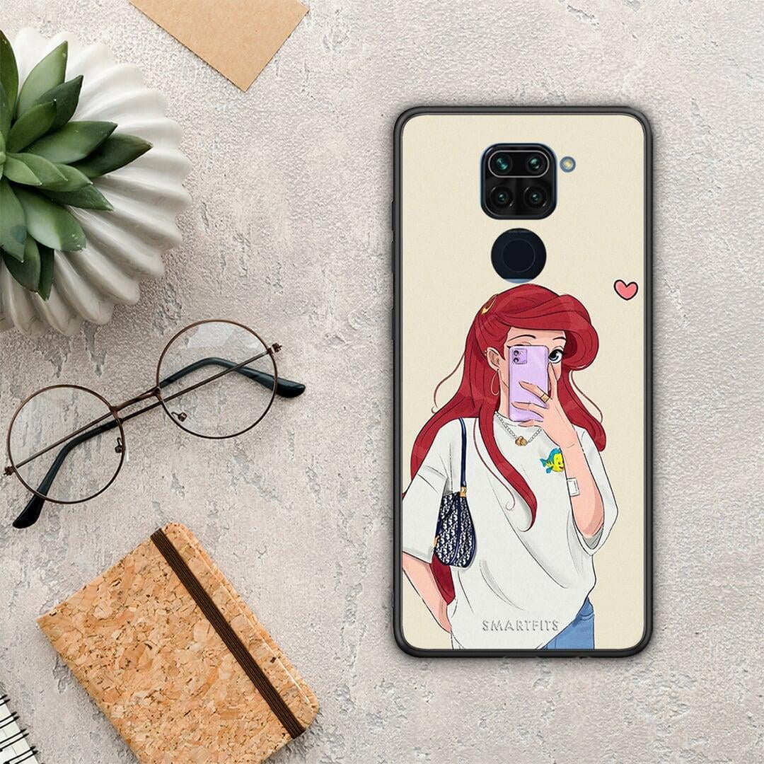 Walking Mermaid - Xiaomi Redmi Note 9 θήκη