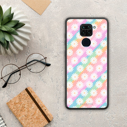 White Daisies - Xiaomi Redmi Note 9 θήκη
