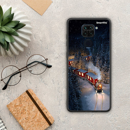 Xmas Train - Xiaomi Redmi Note 9 θήκη