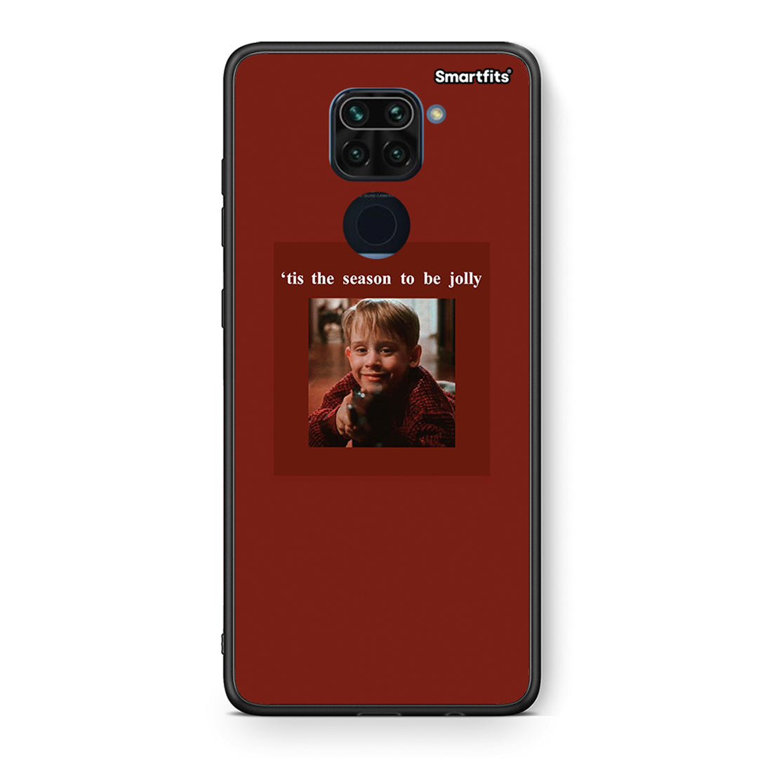 Θήκη Xiaomi Redmi Note 9 Xmas Ultimate Spirit από τη Smartfits με σχέδιο στο πίσω μέρος και μαύρο περίβλημα | Xiaomi Redmi Note 9 Xmas Ultimate Spirit case with colorful back and black bezels