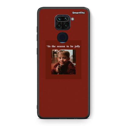 Θήκη Xiaomi Redmi Note 9 Xmas Ultimate Spirit από τη Smartfits με σχέδιο στο πίσω μέρος και μαύρο περίβλημα | Xiaomi Redmi Note 9 Xmas Ultimate Spirit case with colorful back and black bezels