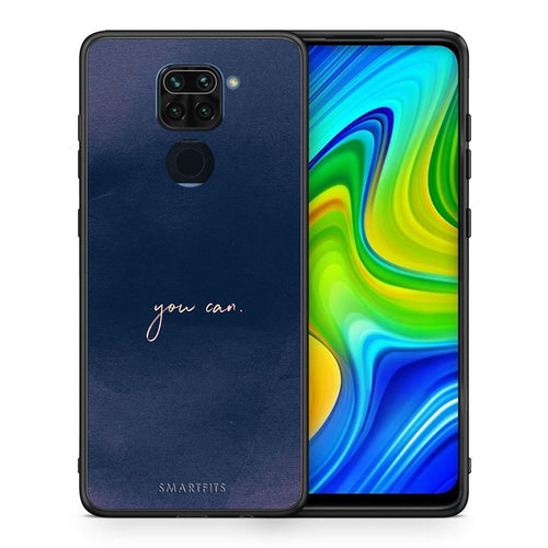 Θήκη Xiaomi Redmi Note 9 You Can από τη Smartfits με σχέδιο στο πίσω μέρος και μαύρο περίβλημα | Xiaomi Redmi Note 9 You Can case with colorful back and black bezels